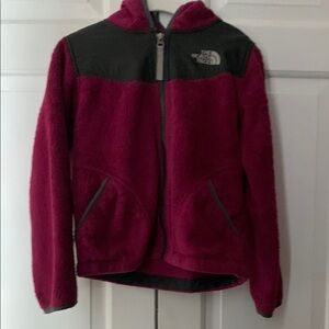 The North Face Kids Fleece Jacket - Pink and Gray size 6